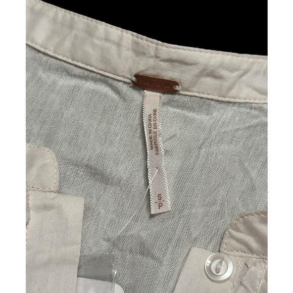 Free People Cream Sequin Tank Top - Picture 4 of 8